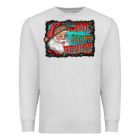 Dove Grey ho ho howdy with santa Premium Sweatshirt - RanaPortraitStore