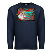 Navy ho ho howdy with santa Premium Sweatshirt - RanaPortraitStore