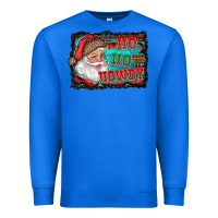 True Royal ho ho howdy with santa Premium Sweatshirt - RanaPortraitStore