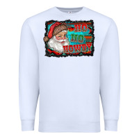 White ho ho howdy with santa Premium Sweatshirt - RanaPortraitStore