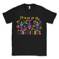 Black Happy crawdi Gras Mardi Gras crawfish Classic Tee - FaDigitalArtStudio