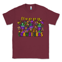 Burgundy Happy crawdi Gras Mardi Gras crawfish Classic Tee - FaDigitalArtStudio
