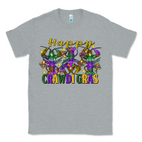 Heather Grey Happy crawdi Gras Mardi Gras crawfish Classic Tee - FaDigitalArtStudio