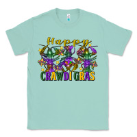 Seafoam Happy crawdi Gras Mardi Gras crawfish Classic Tee - FaDigitalArtStudio