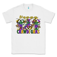 White Happy crawdi Gras Mardi Gras crawfish Classic Tee - FaDigitalArtStudio