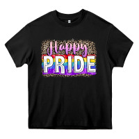 Black Happy pride Heavy Core Tee - FaDigitalArtStudio