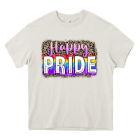 Cream Happy pride Heavy Core Tee - FaDigitalArtStudio