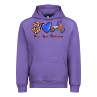 Tulip Peace Love Motocross Urban Hoodie - RanaPortraitStore