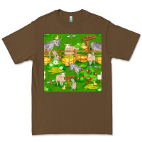 Cacao farm life seamless pattern Premium Tee - FaDigitalArtStudio