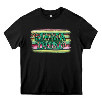 Black Floral Mama Tried Heavy Core Tee - Jasminsmagicworld