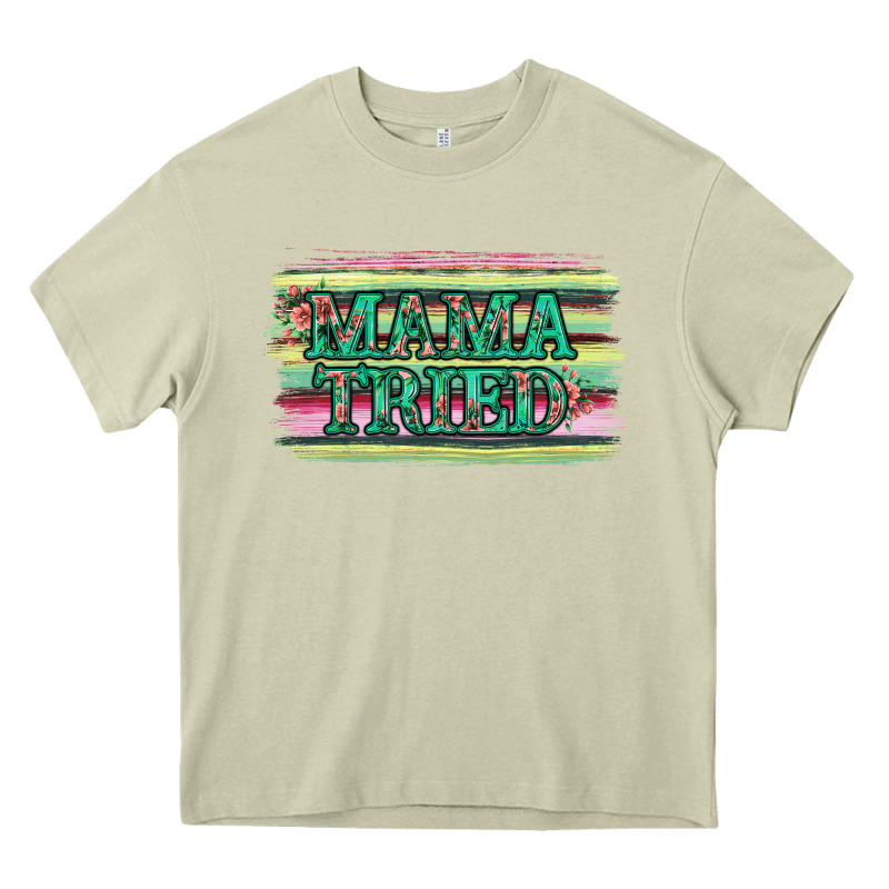 Floral Mama Tried Heavy Core Tee by Jasminsmagicworld | Teevron