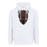 White american bison Heavyweight Hoodie - RanaPortraitStore