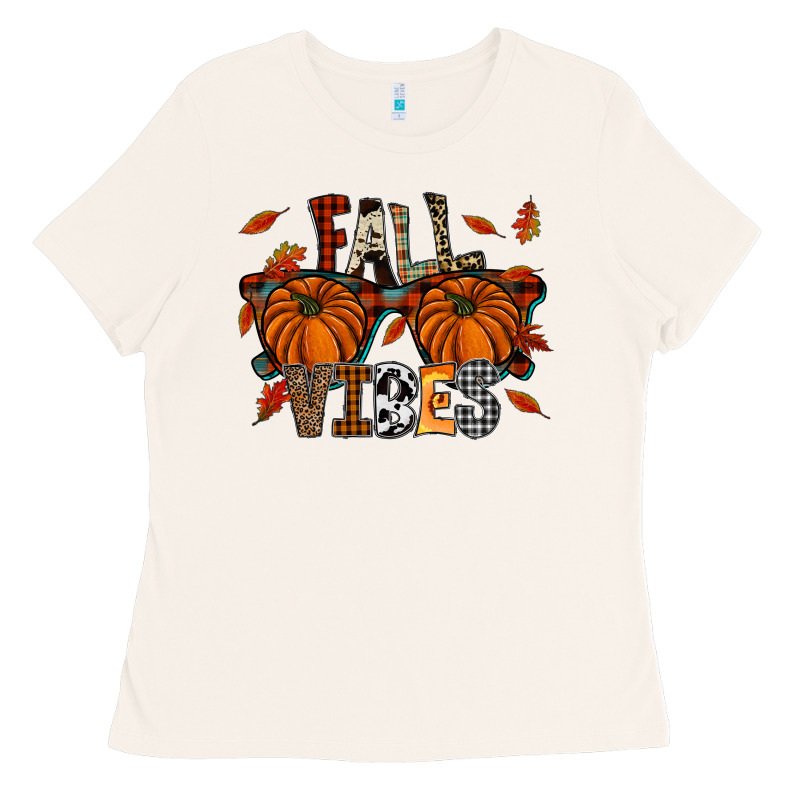 Autumn Style With Pumpkins Ladies Tee by CowhideDigitalArt | Teevron