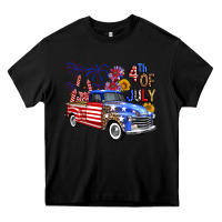 Western Truck Fourth Of July America Heavy Core Tee | Teevron