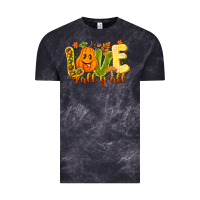 Cloud Black Love Fall Y'all Vintage Tee - CowhideDigitalArt