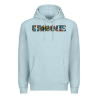 Blue Mist grammie cowhide sunflower 1 Premium Hoodie - Jasminsmagicworld
