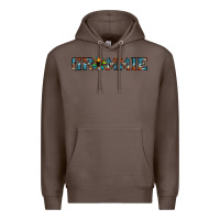 Coffee grammie cowhide sunflower 1 Premium Hoodie - Jasminsmagicworld