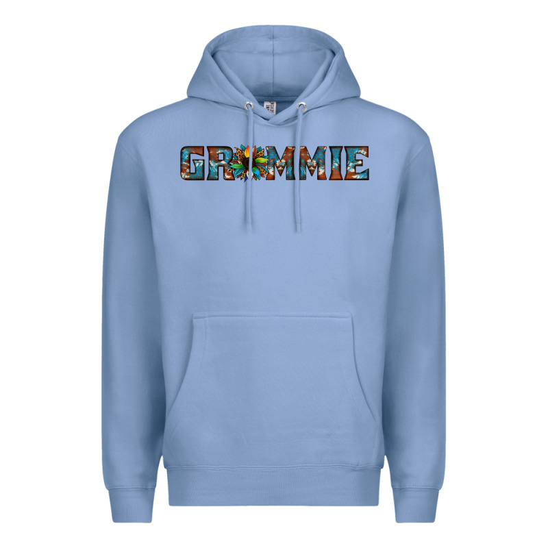 Grammie Cowhide Sunflower 1 Premium Hoodie by Jasminsmagicworld | Teevron