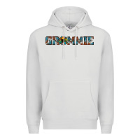 Dove Grey grammie cowhide sunflower 1 Premium Hoodie - Jasminsmagicworld
