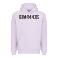 Lilac grammie cowhide sunflower 1 Premium Hoodie - Jasminsmagicworld