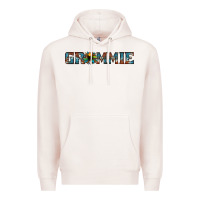 Pale Pink grammie cowhide sunflower 1 Premium Hoodie - Jasminsmagicworld