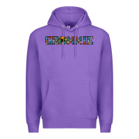 Purple grammie cowhide sunflower 1 Premium Hoodie - Jasminsmagicworld