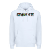 White grammie cowhide sunflower 1 Premium Hoodie - Jasminsmagicworld
