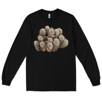 Black brown flowered cactus Long Sleeve Tee - LillyAllenDesigns