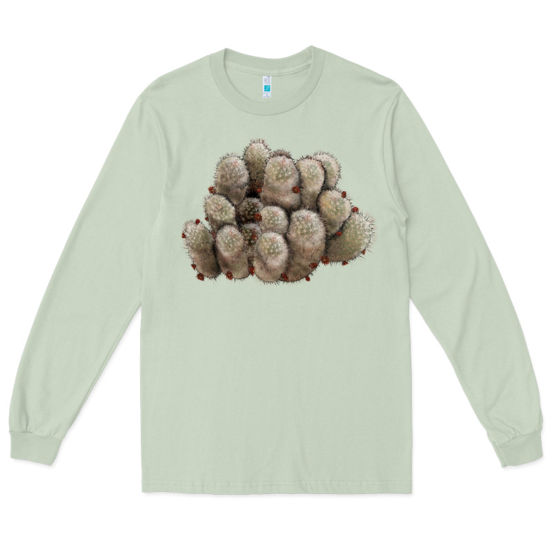 Brown Flowered Cactus Long Sleeve Tee by LillyAllenDesigns | Teevron