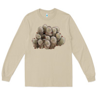 Mushroom brown flowered cactus Long Sleeve Tee - LillyAllenDesigns
