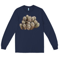 Navy brown flowered cactus Long Sleeve Tee - LillyAllenDesigns