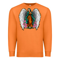 Carrot Angel Wing Lady of Guadalupe Premium Sweatshirt - Jasminsmagicworld