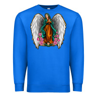 Angel Wing Lady Of Guadalupe Premium Sweatshirt | Teevron