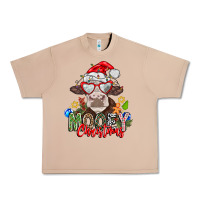 Burro Mooey Christmas Urban Heavy Tee - CowhideDigitalArt
