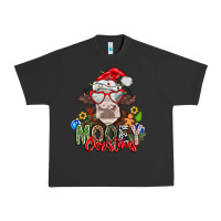 Pigment Black Mooey Christmas Urban Heavy Tee - CowhideDigitalArt