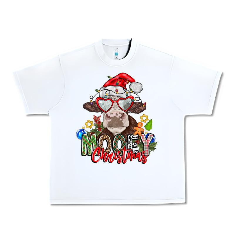 Mooey Christmas Urban Heavy Tee by CowhideDigitalArt | Teevron