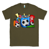 Army Green Soccer Coffee Mug Classic Tee - FaDigitalArtStudio