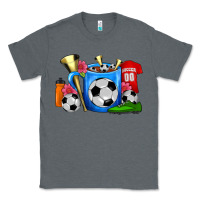 Charcoal Heather Soccer Coffee Mug Classic Tee - FaDigitalArtStudio