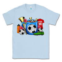 Dusty Blue Soccer Coffee Mug Classic Tee - FaDigitalArtStudio