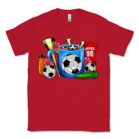Red Soccer Coffee Mug Classic Tee - FaDigitalArtStudio
