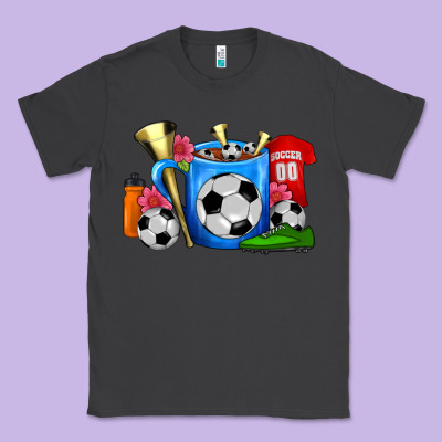 Soccer Coffee Mug Classic Tee Designed By Fadigitalartstudio