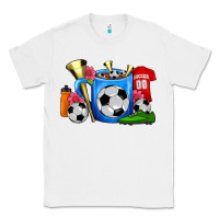 White Soccer Coffee Mug Classic Tee - FaDigitalArtStudio