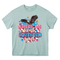 Arona American heart southern soul 4th of july Heavy Core Tee - FaDigitalArtStudio