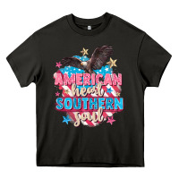 Asphalt American heart southern soul 4th of july Heavy Core Tee - FaDigitalArtStudio