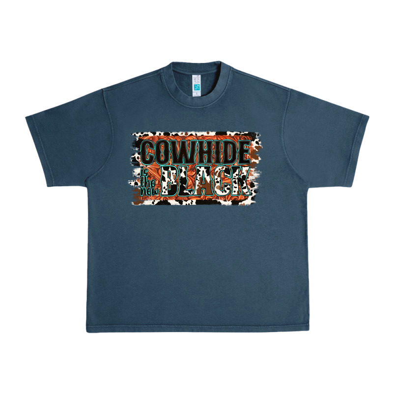 Cowhide Is The New Black Urban Heavy Tee by Jasminsmagicworld | Teevron