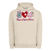 Peace Love Nurse Urban Hoodie | Teevron