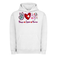 Pigment Lunar Rock Peace Love Nurse Urban Hoodie - RanaPortraitStore