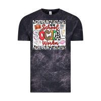 Cloud Black School Social Worker Vintage Tee - CowhideDigitalArt