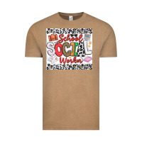 Vintage Coffee School Social Worker Vintage Tee - CowhideDigitalArt