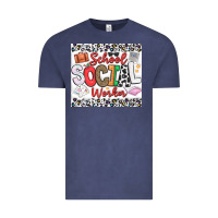 Vintage Denim School Social Worker Vintage Tee - CowhideDigitalArt
